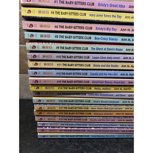 Babysitters Club Book Lot of 36 With Rare Bookends Photos Notebook Pages 1986-91 - Picture 10 of 12